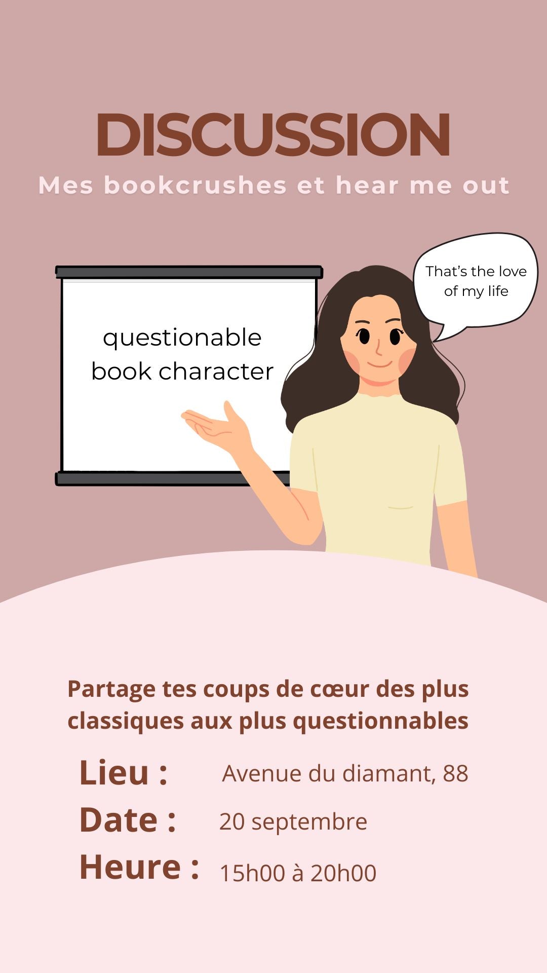 Bookcrushes et Hear me out