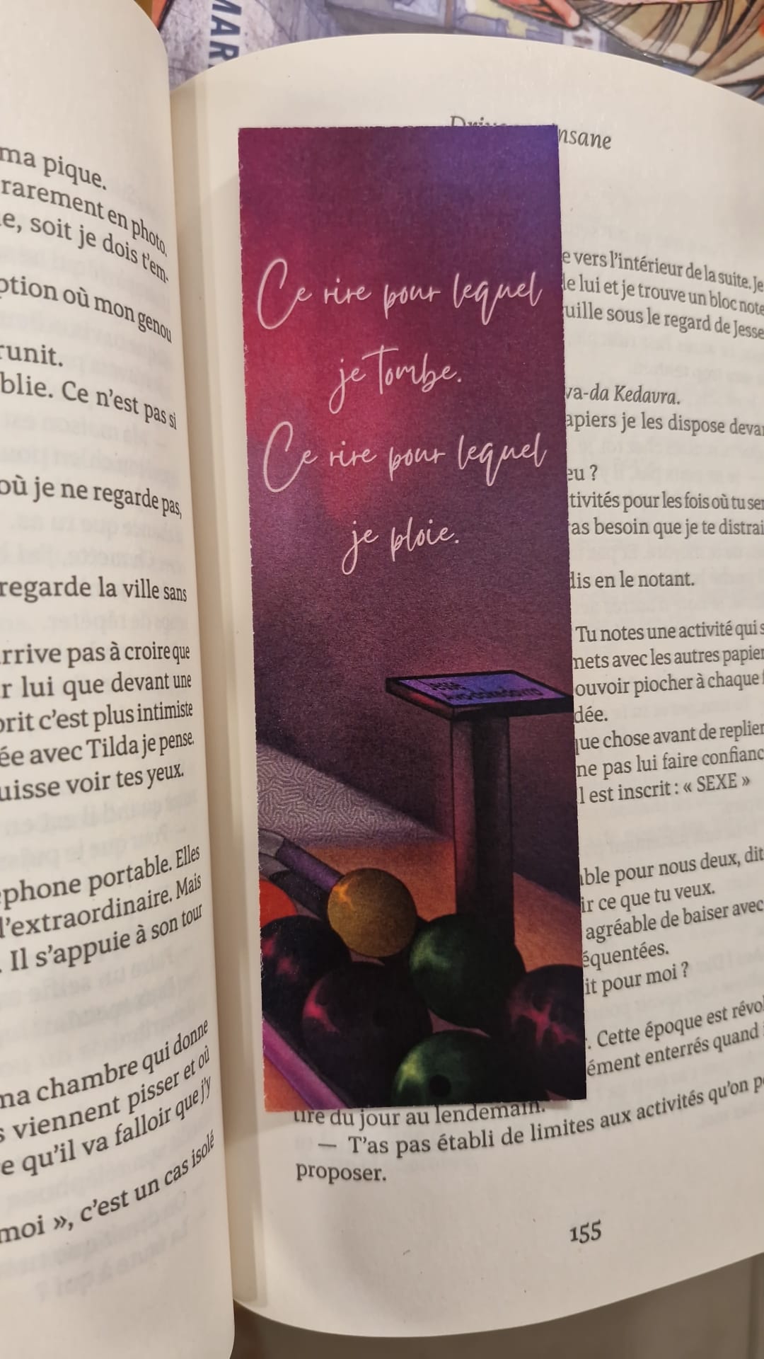 Marque-page "Drive me insane"