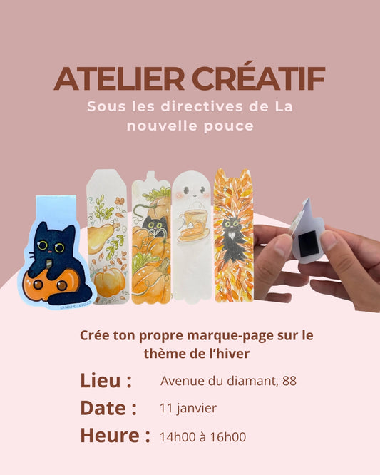 Atelier « Marque page »