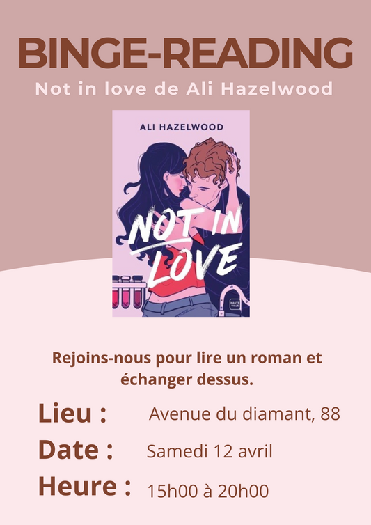 Binge-reading : Not in love de Ali Hazelwood