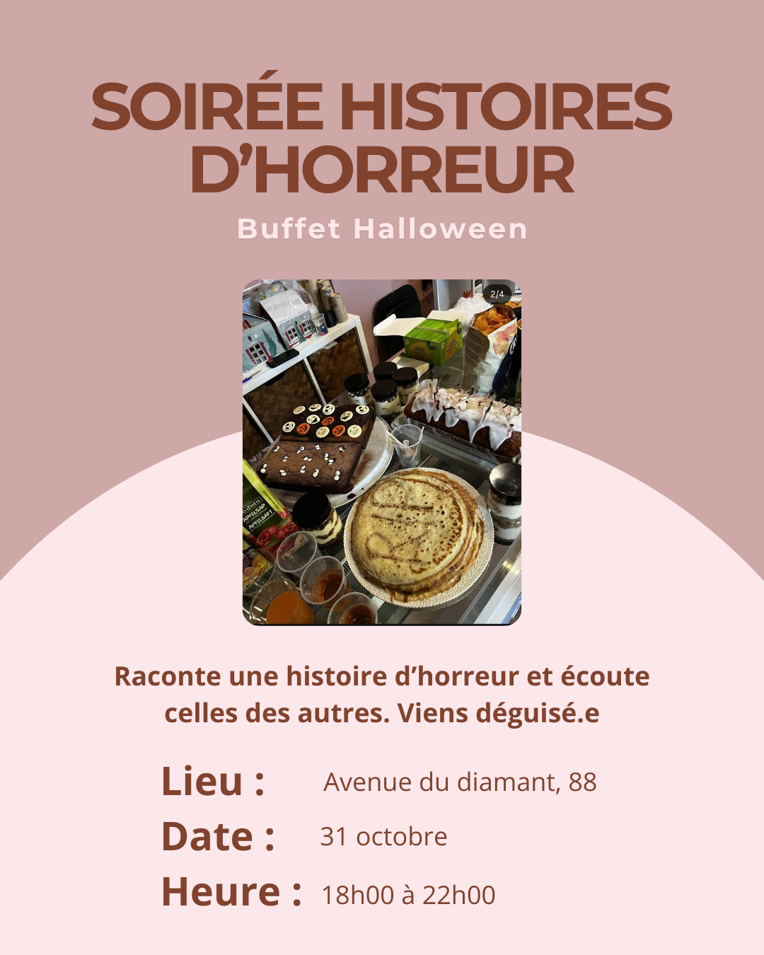 Soirée histoire d'horreur